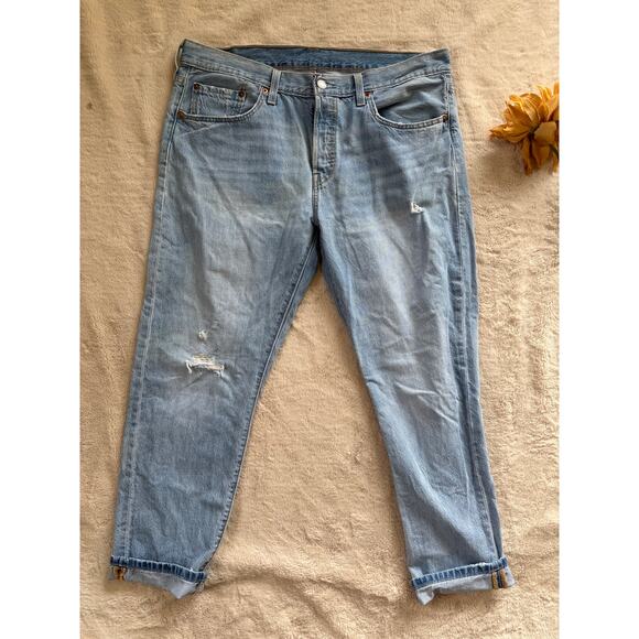 Levi's 501 T Tapered Jeans Size 32 - Picture 1 of 8